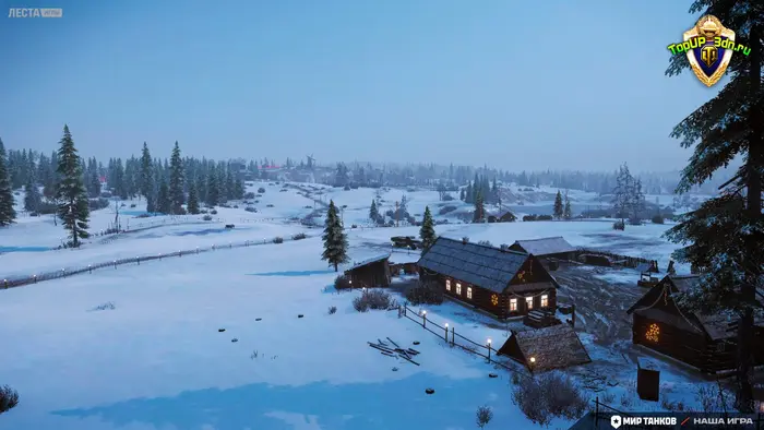 Новогодние карты в обновлении 1.39 Мир Танков RU