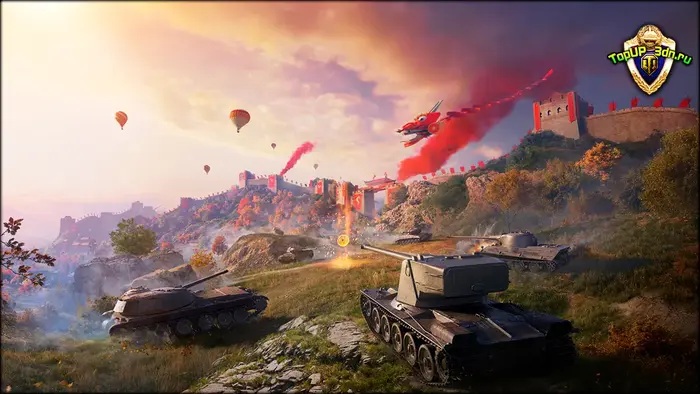 Состязании Нефритового императора в World of Tanks - прем танки, 3D и