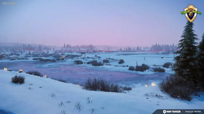 Новогодние карты в обновлении 1.39 Мир Танков RU